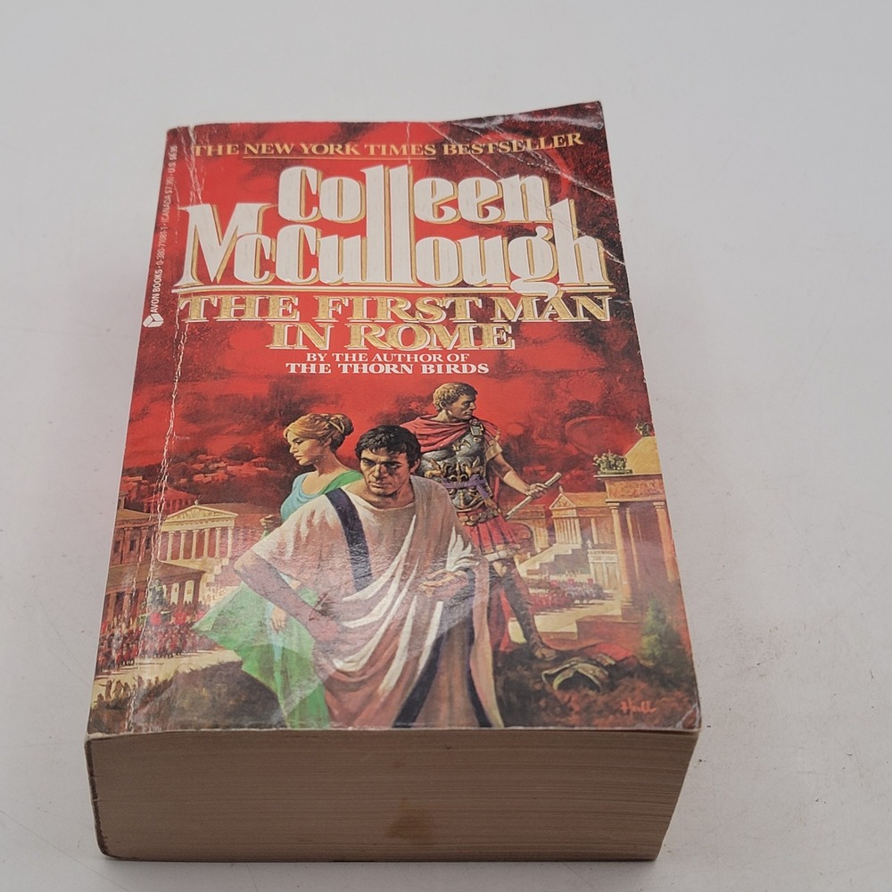 Colleen McCullough The First Man in Rome Paperback 1st Avon Printing 1991 Fair